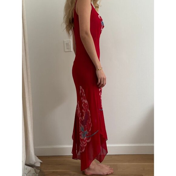 strapless open back dress Red Cape Sleeve Blazer With Skirt main image 1